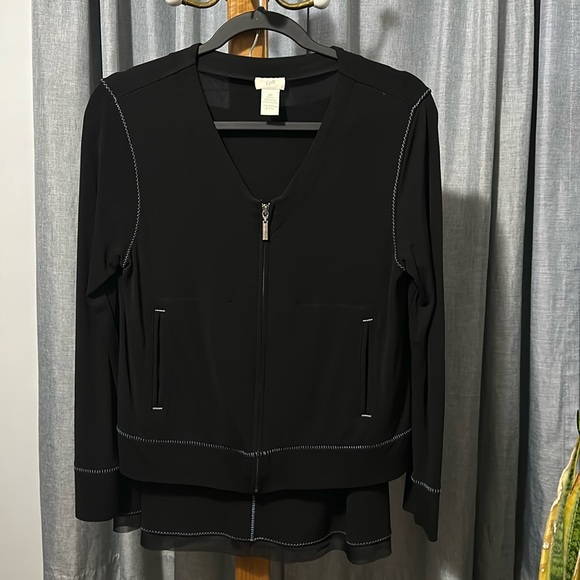 J Jill zipper up skirt set - Picture 1 of 7